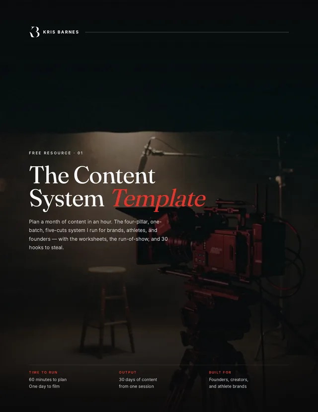 The Content System Template — cover