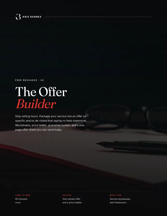 The Offer Builder — cover